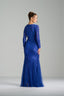 TATIANA - Royal Blue Sequin and Tulle Evening Gown