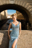 Celeste Evening Gown Sky Blue