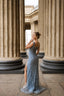 Celeste Evening Gown Sky Blue