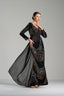 JENNY – Black Multicolor Sequin Long Sleeve Gown