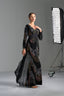 JENNY – Black Multicolor Sequin Long Sleeve Gown